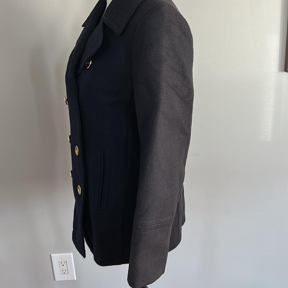 J. Crew Nello Gori Wool Majesty Pea Coat - Picture 2 of 7